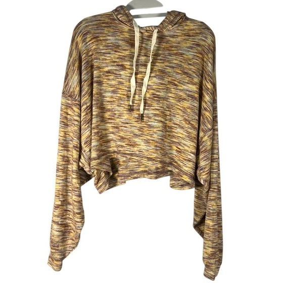 Urban Outfitters Out From Under Space Dyed Jenny Cropped Hoodie Size Medium - Picture 5 of 11